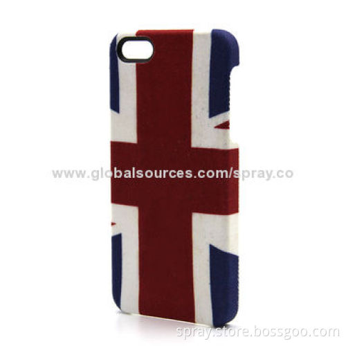 Union jack British flag pattern linen IMD shockproof impact case cover for iPhone 5 5s